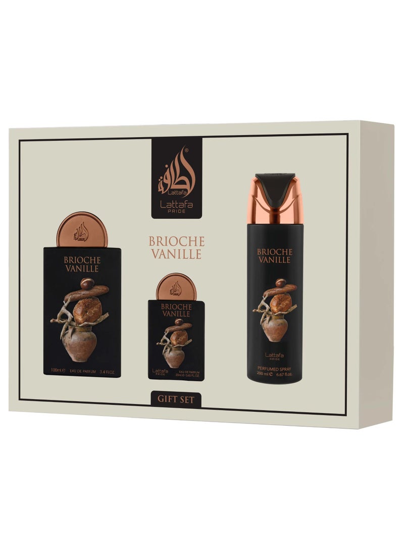 Giftset Brioche Vanille 3pc